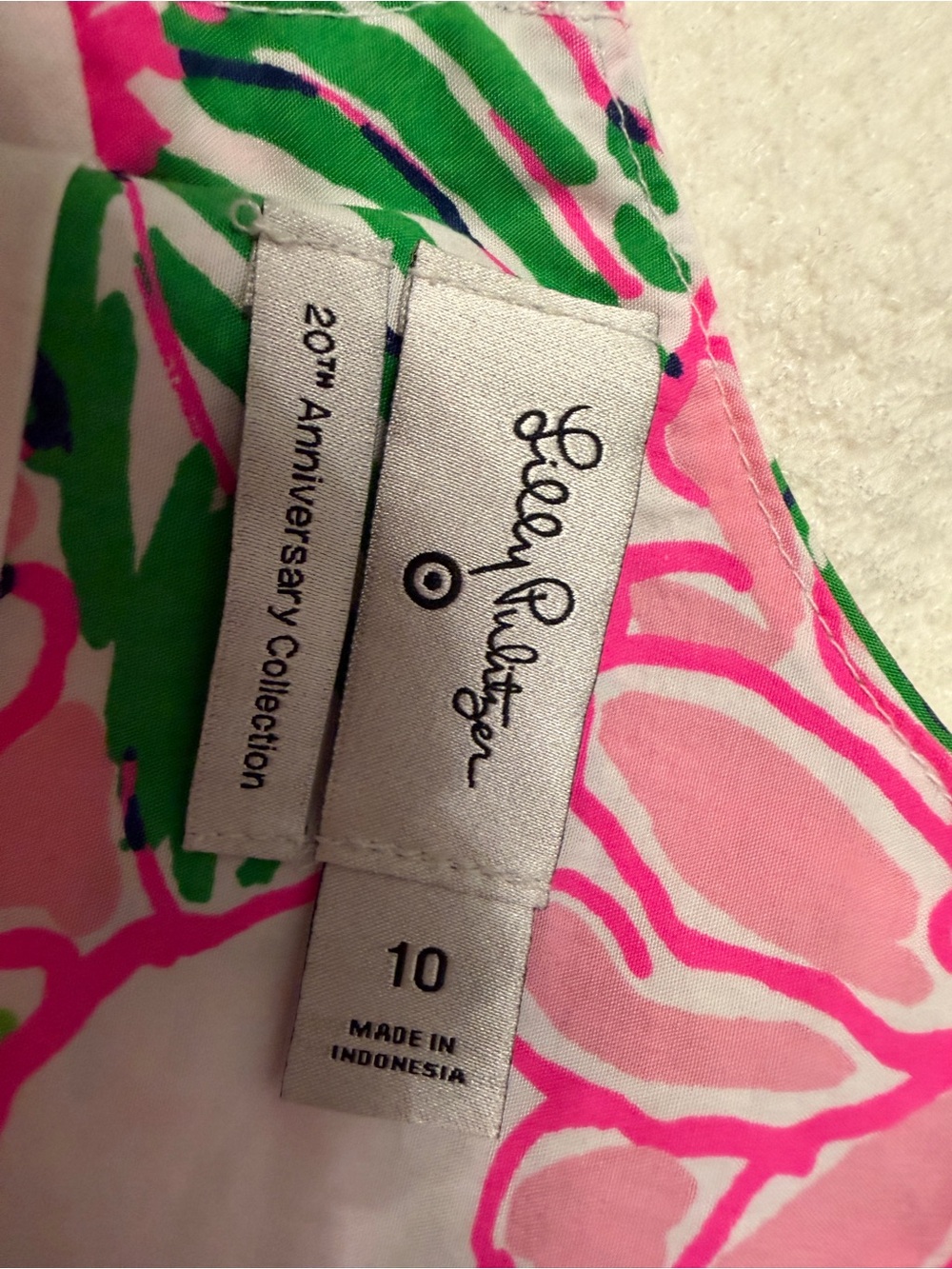 Lilly Pulitzer for Target 20th Anniversary Floral Lace Shift Dress Size 10 - Picture 2 of 2